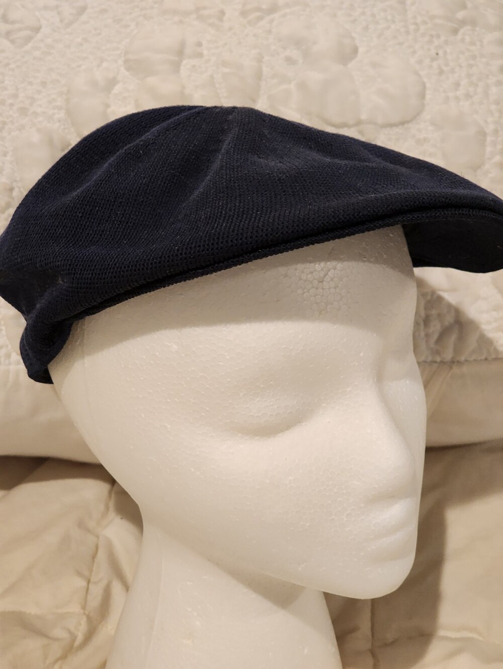Dockers Navy Blue Textured Flat Cap Knit
